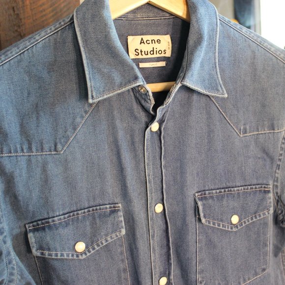 Acne Studios Western style denim shirt - Picture 3 of 4